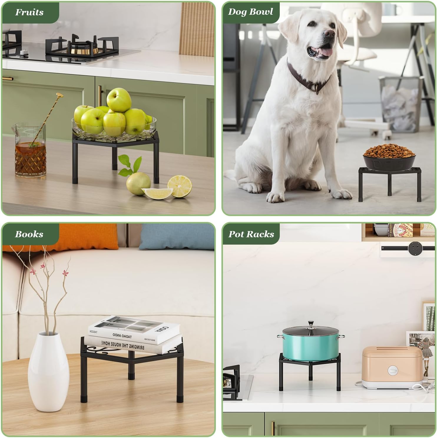 5-Pack Metal Plant Stands, Anti-Rust Iron Flower Pot Stand Plant Pot S