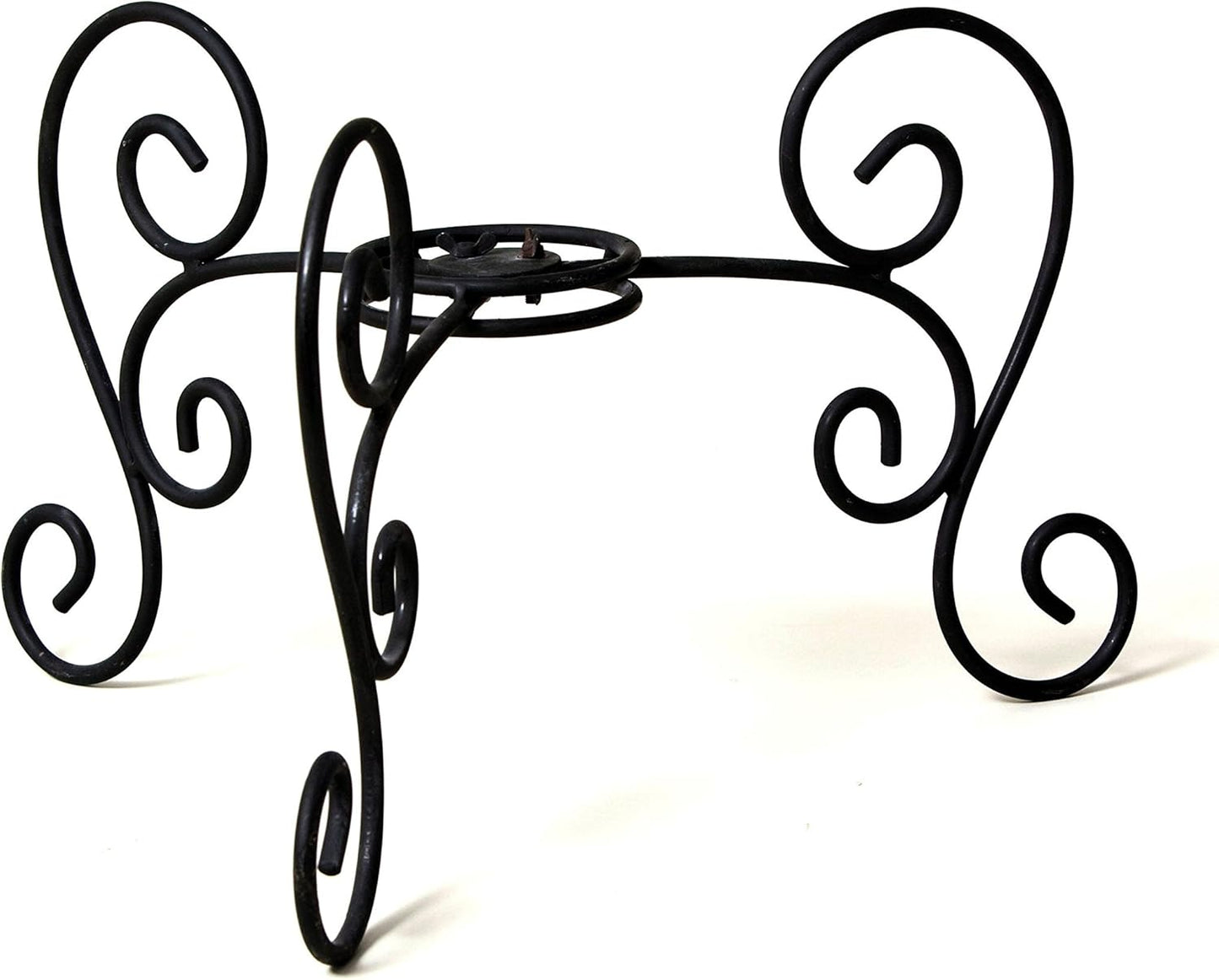 Evergreen Garden Scroll Tabletop Birdbath Stand