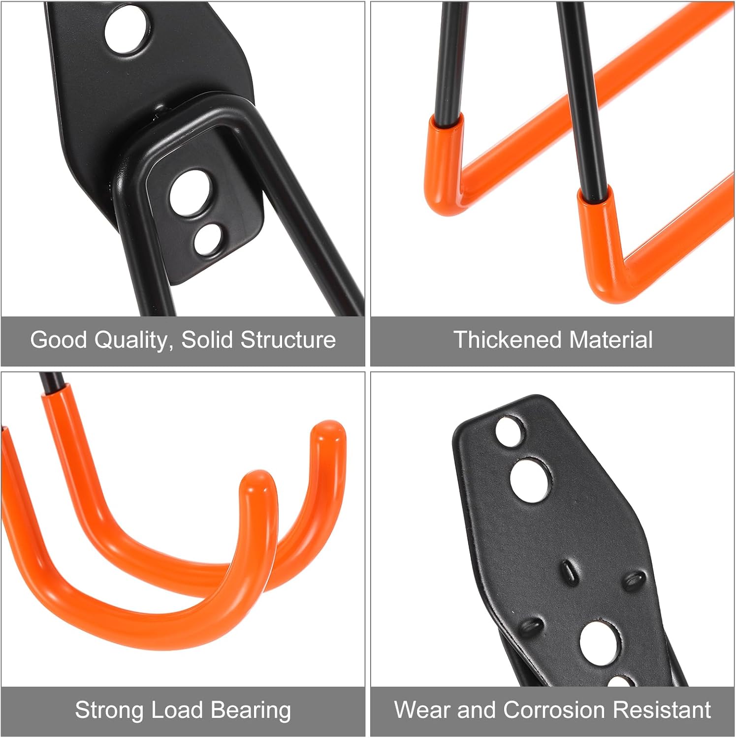uxcell 10 Pack Garage Hooks, Heavy Duty Slat Wall Hooks, Garage Storag