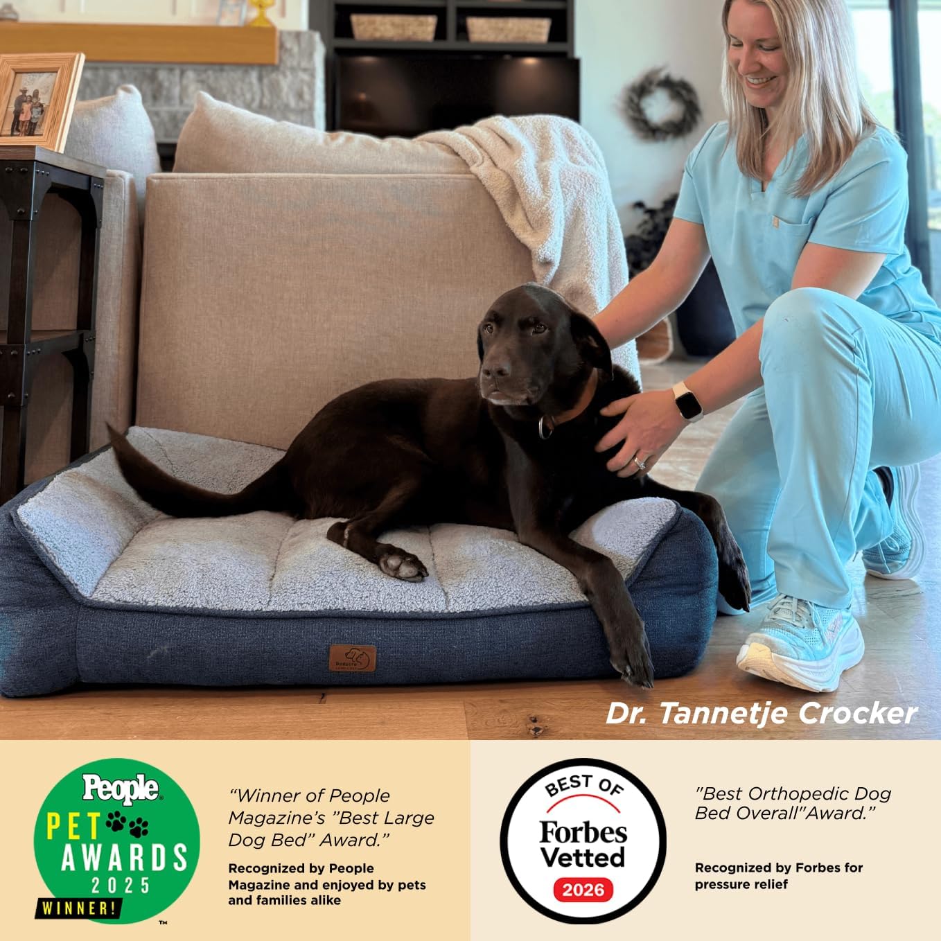 Bedsure SupportMax™ XL Orthopedic Dog Beds Large Sized Dog - As Seen o
