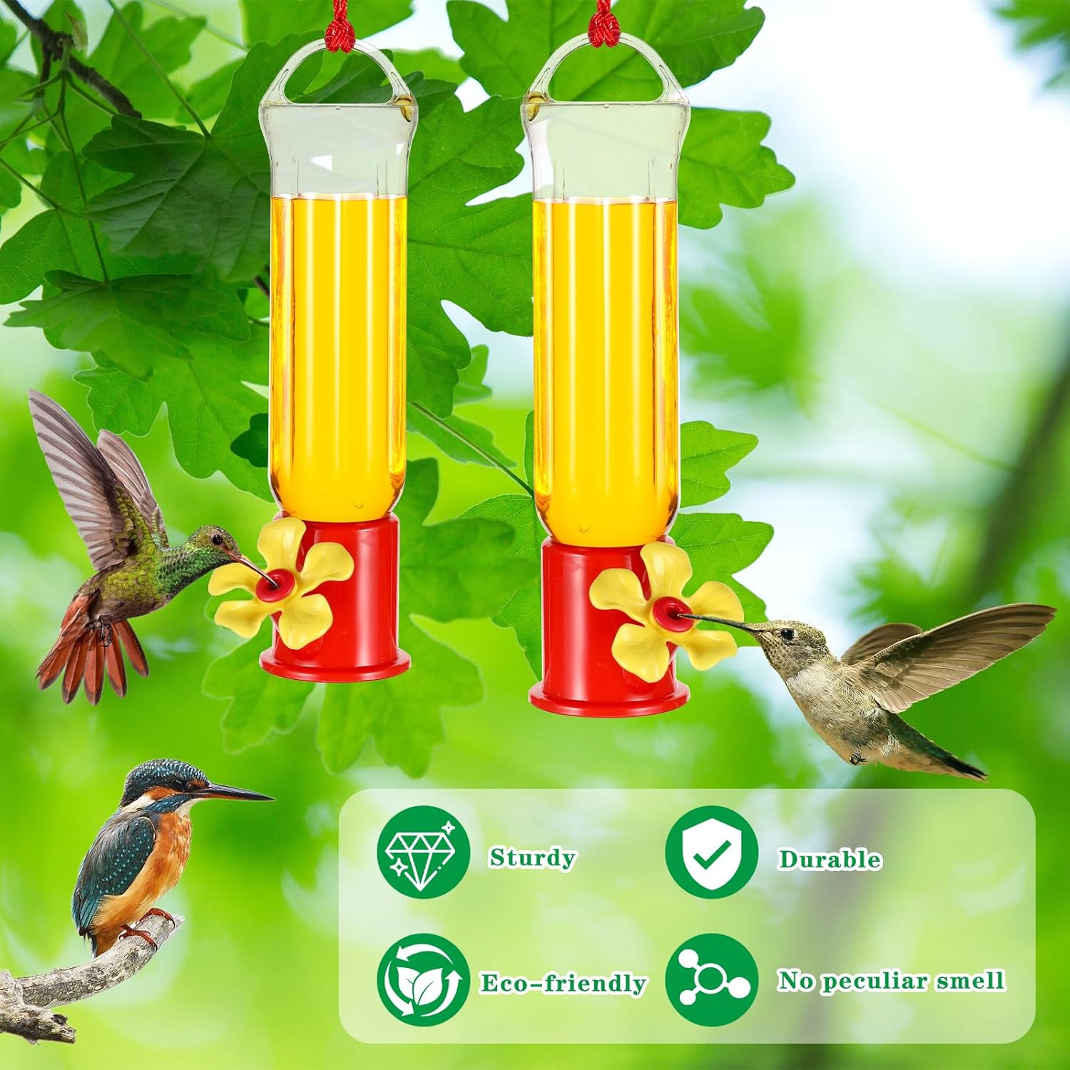10 Pack Small Hummingbird Feeder for Outdoors Mini Hummingbird Feeders