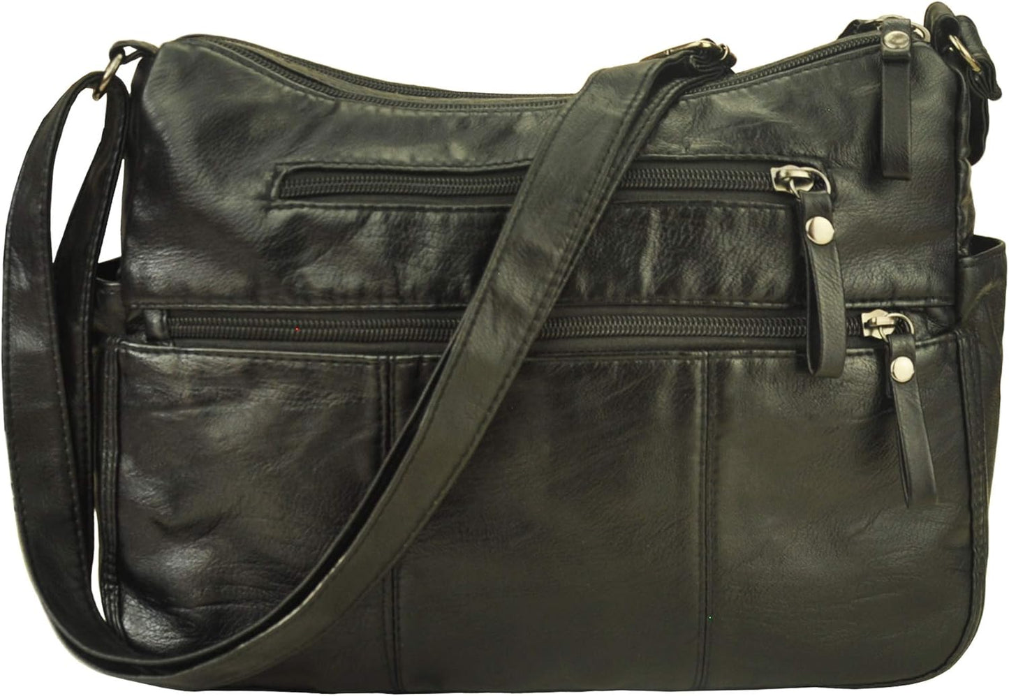 VOLGANIK ROCK Purses for Women Soft PU Leather Shoulder Bag Ladies Cro