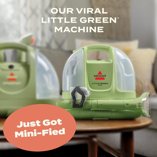BISSELL Little Green Mini Portable Carpet and Upholstery Deep Cleaner,