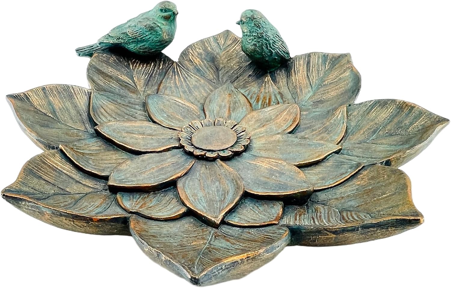 Bird Feeder Wild Bath Bowl Outdoors Antique Outdoor Garden Bird Bath R