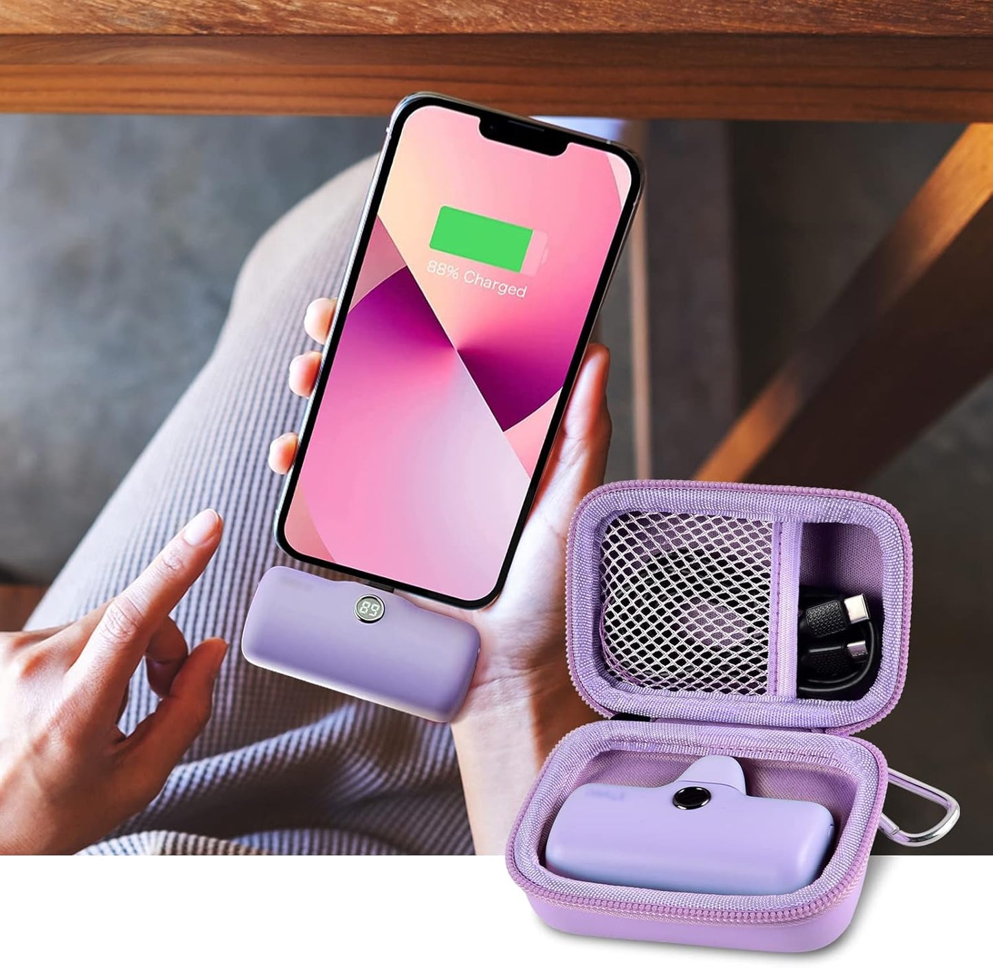 Portable Charger Power Bank Case for Swyop/for Feob/for Charmast/for J