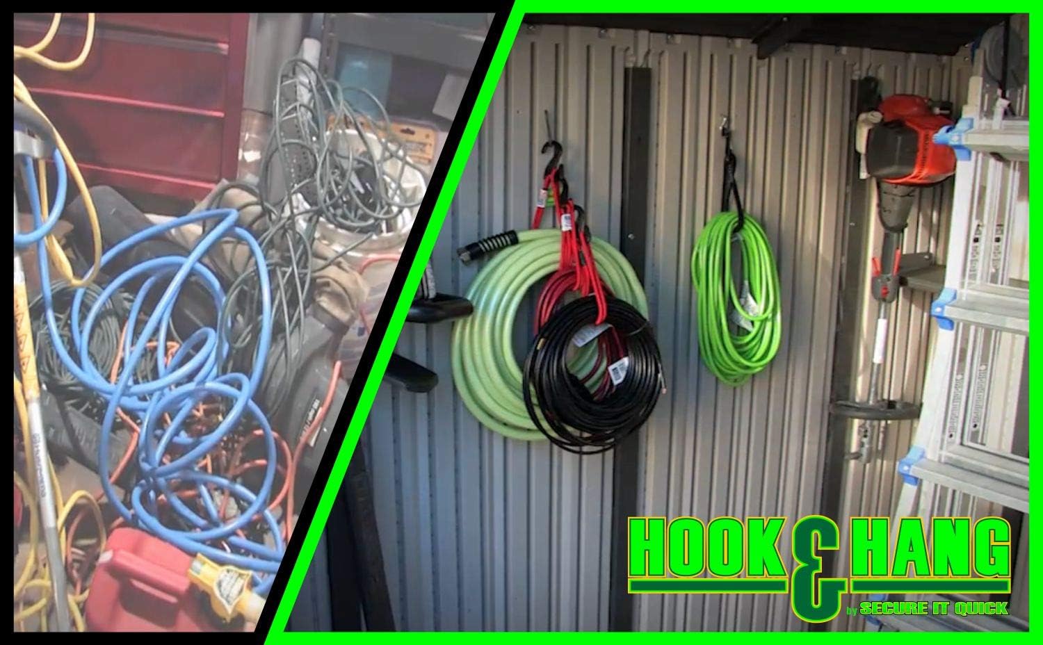 Hook & Hang Bungee Cords - Storage & Organization Cords - Hang Hoses, 