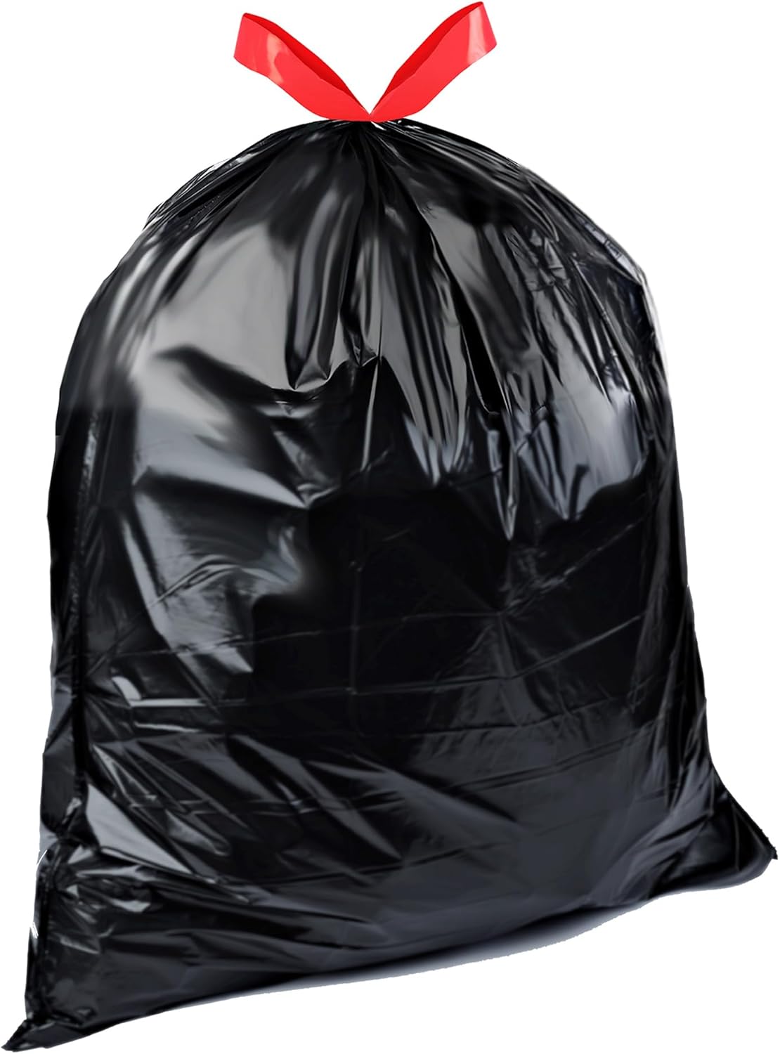 Amazon Basics 39 Gallon Lawn & Leaf Heavy Duty Drawstring Trash Bags, 