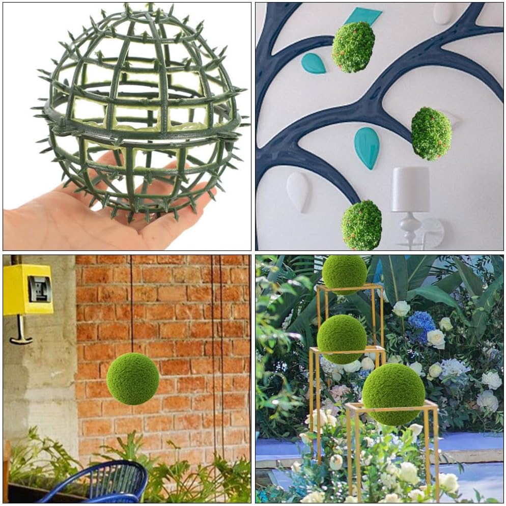 BESTOYARD 3pcs Artificial Topiary Support Cage Easy to Assemble Flower Stand for Weddings and Garden Decor Plastic Frame for Floral Arrangements and Decorative Plants