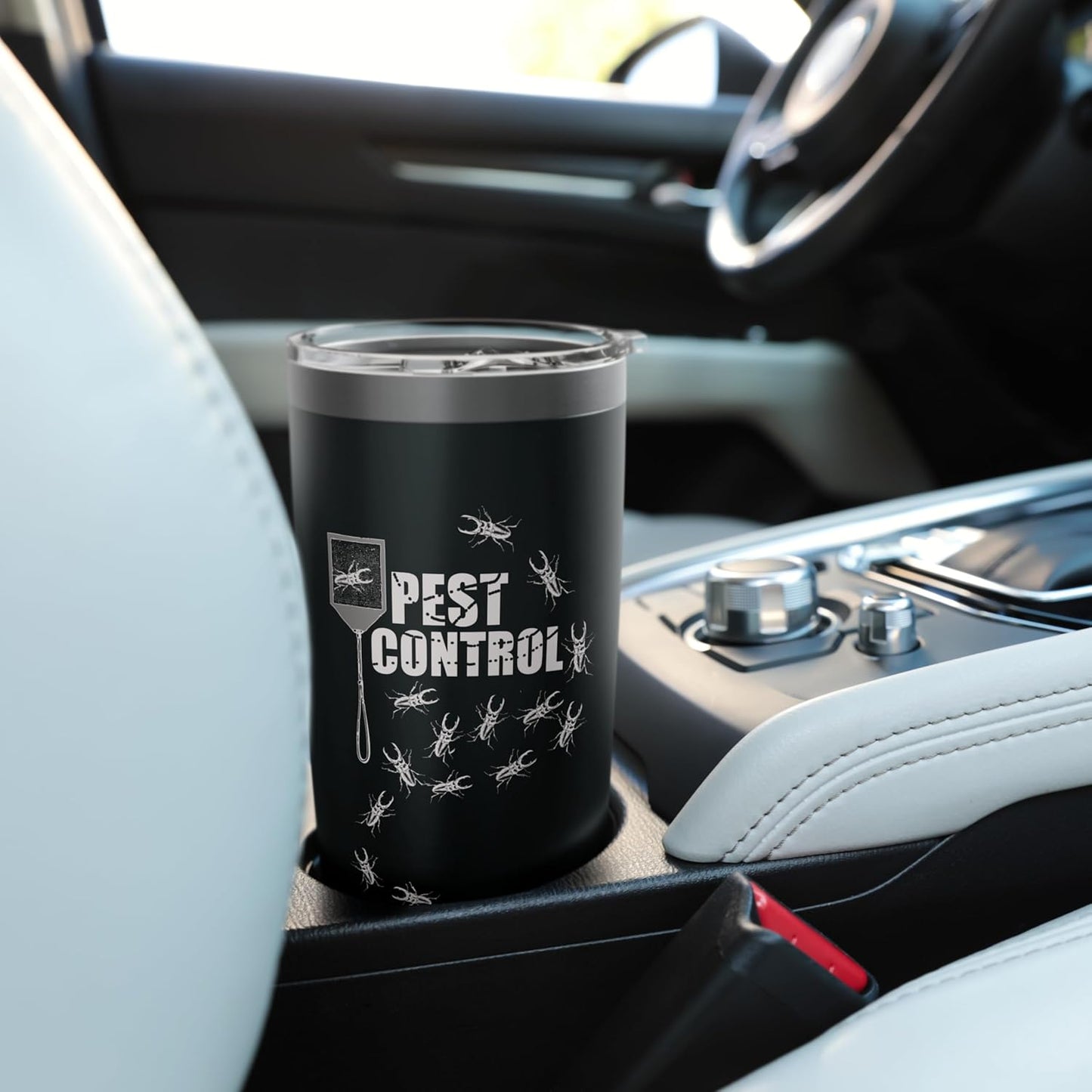 Insect Swatter Pest Control Bug Killer Exterminator Stainless Steel Insulated Tumbler