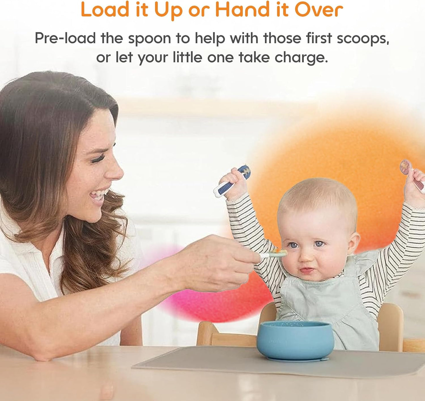 NumNum Baby Spoons Set, Baby Essentials Pre-Spoon GOOtensils for 6+ Mo