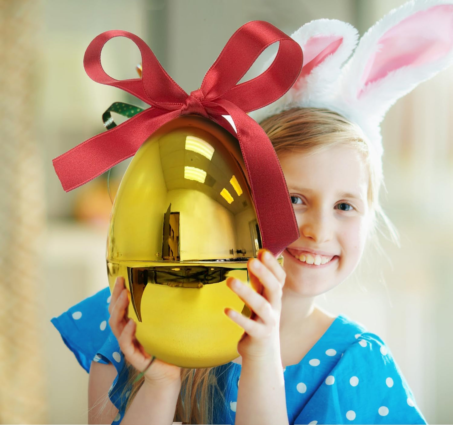 GiftExpress Jumbo Easter Egg - 10" Tall x 7" Wide Extra Large Empty Pl