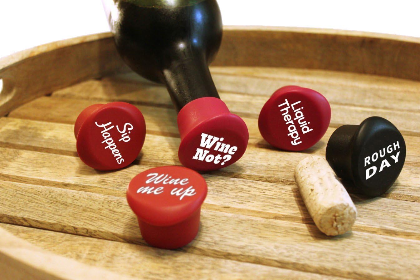 Funny Silicone Wine Stopper Set – Must-Have Wine Accessories & Perfect