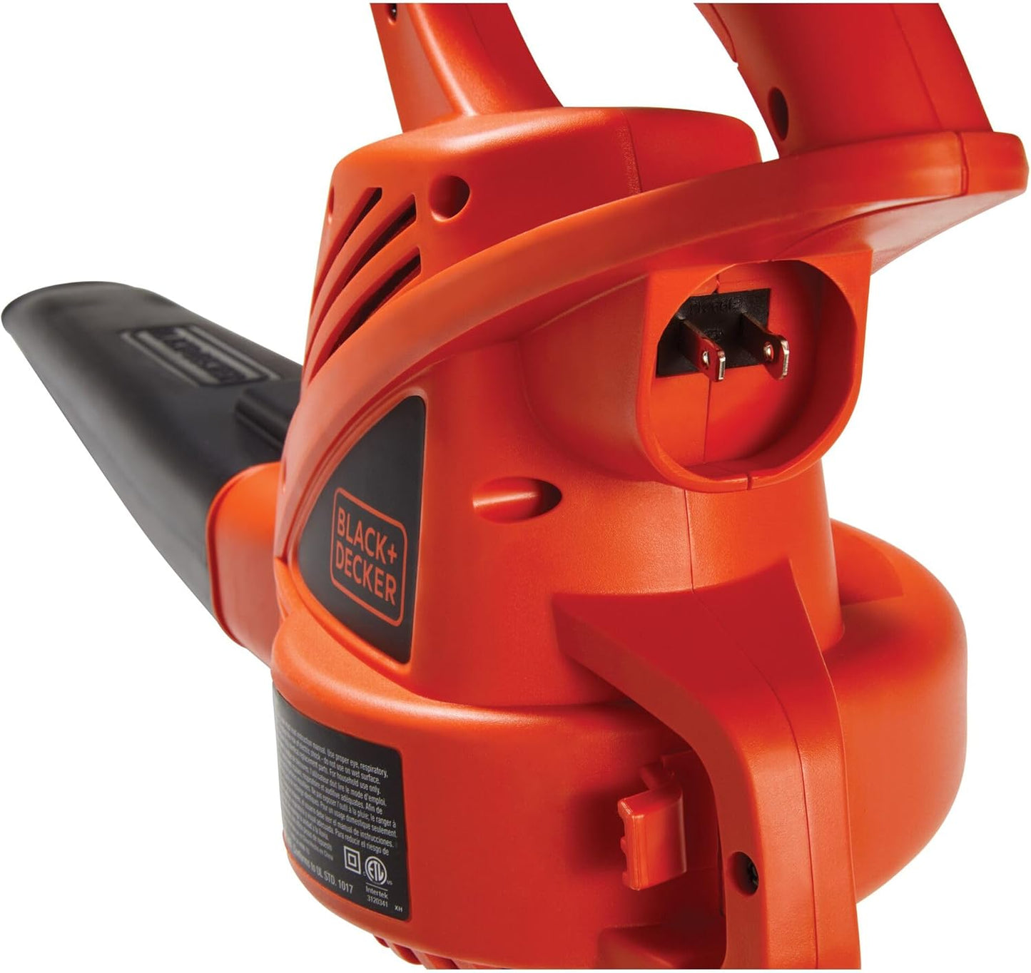 BLACK+DECKER Electric Leaf Blower, Handheld Blowers for Lawn Care, Lig
