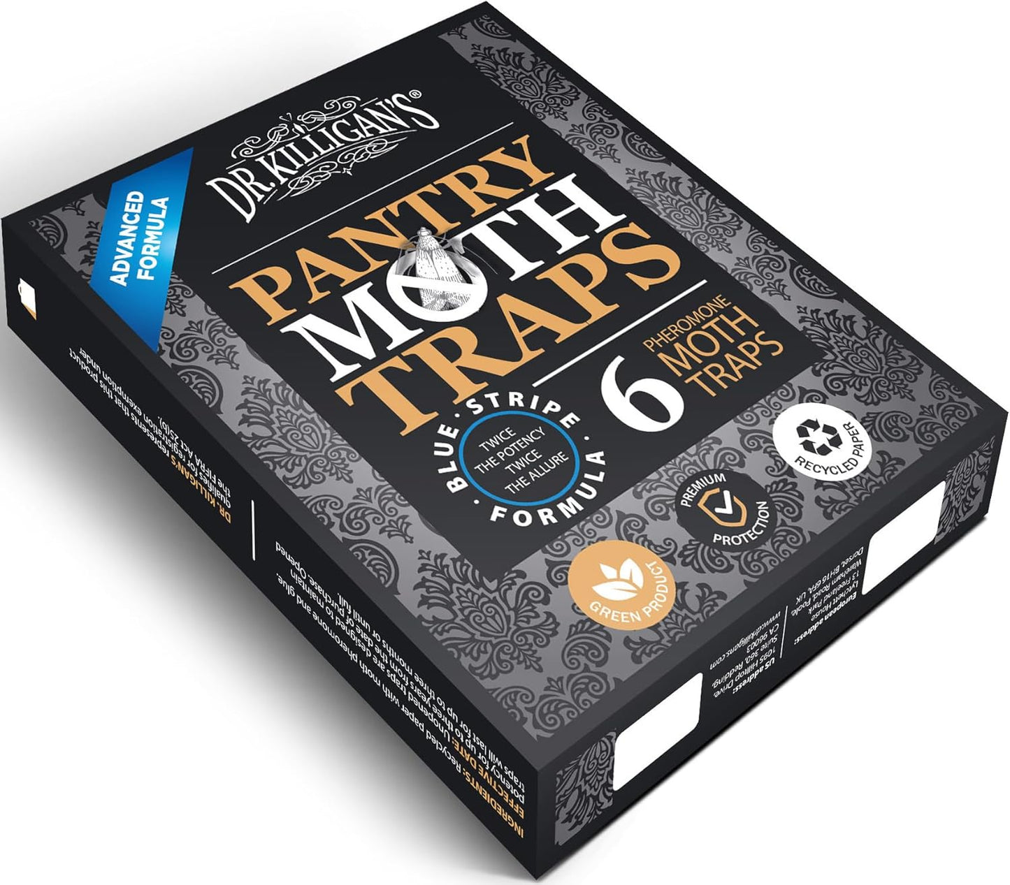 Dr. Killigan's Premium Double Potent Pantry Moth Traps with Pheromones