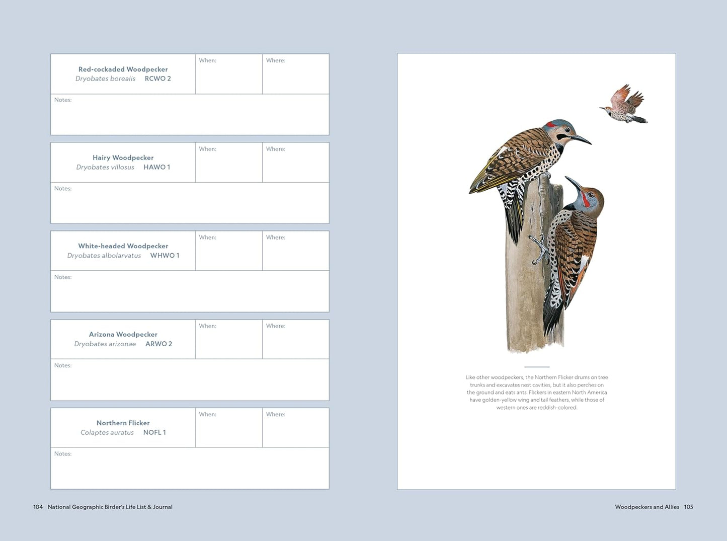 National Geographic Birder's Life List and Journal