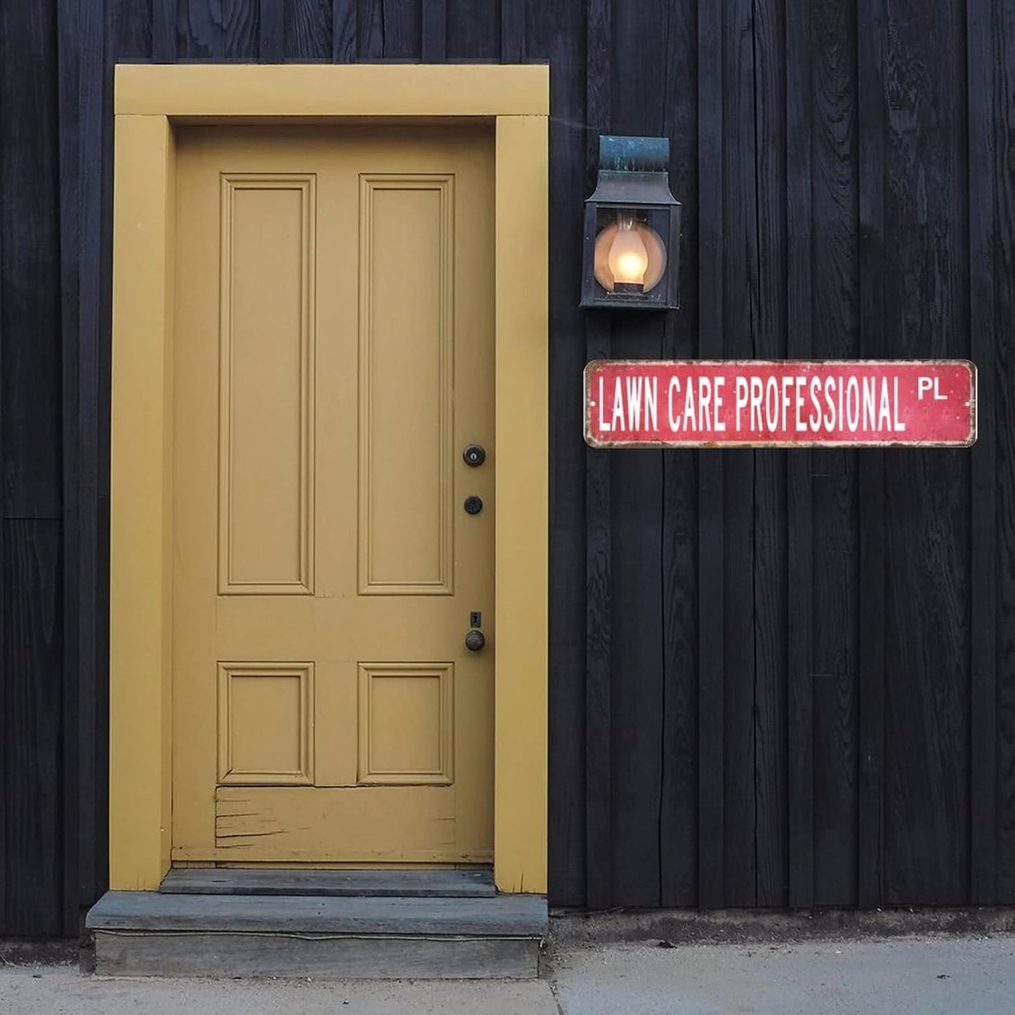 Lawn Care Professional Metal Sign Lawn Care Professional Gift Lawn Car