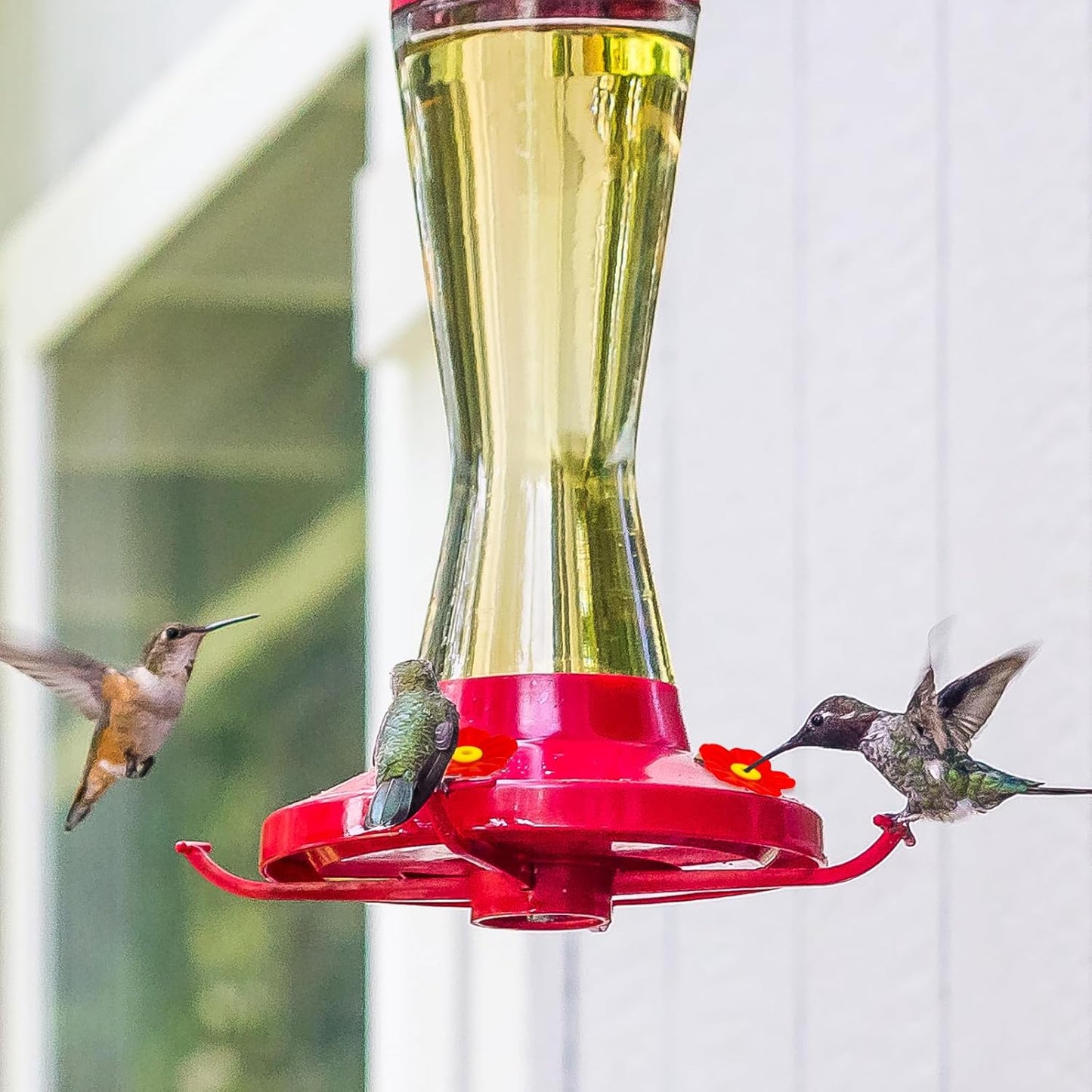 20pcs Hummingbird Feeder Replacement Flowers with 2 Cleaning Brush, Hu