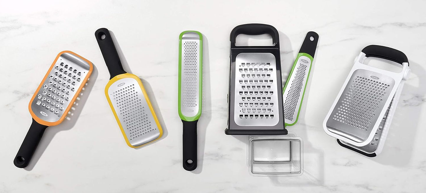 OXO Good Grips Etched Coarse Grater, Orange