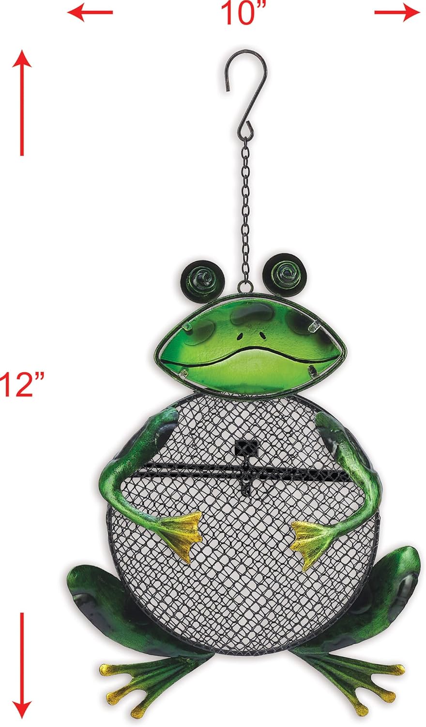 Sunset Vista Designs for The Birds Stained Glass Wire Mesh Birdfeeder,