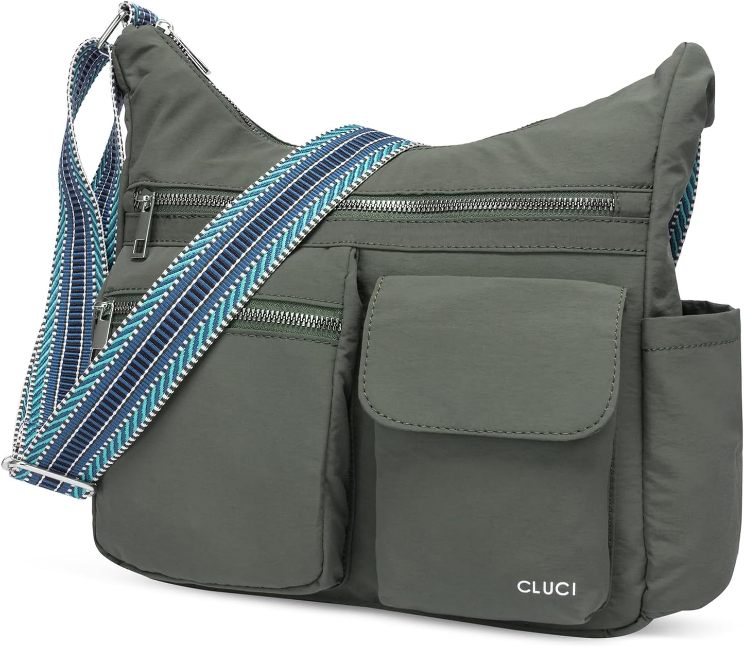 CLUCI Travel Purses for Women, Waterproof Nylon Crossbody Bags for Wom