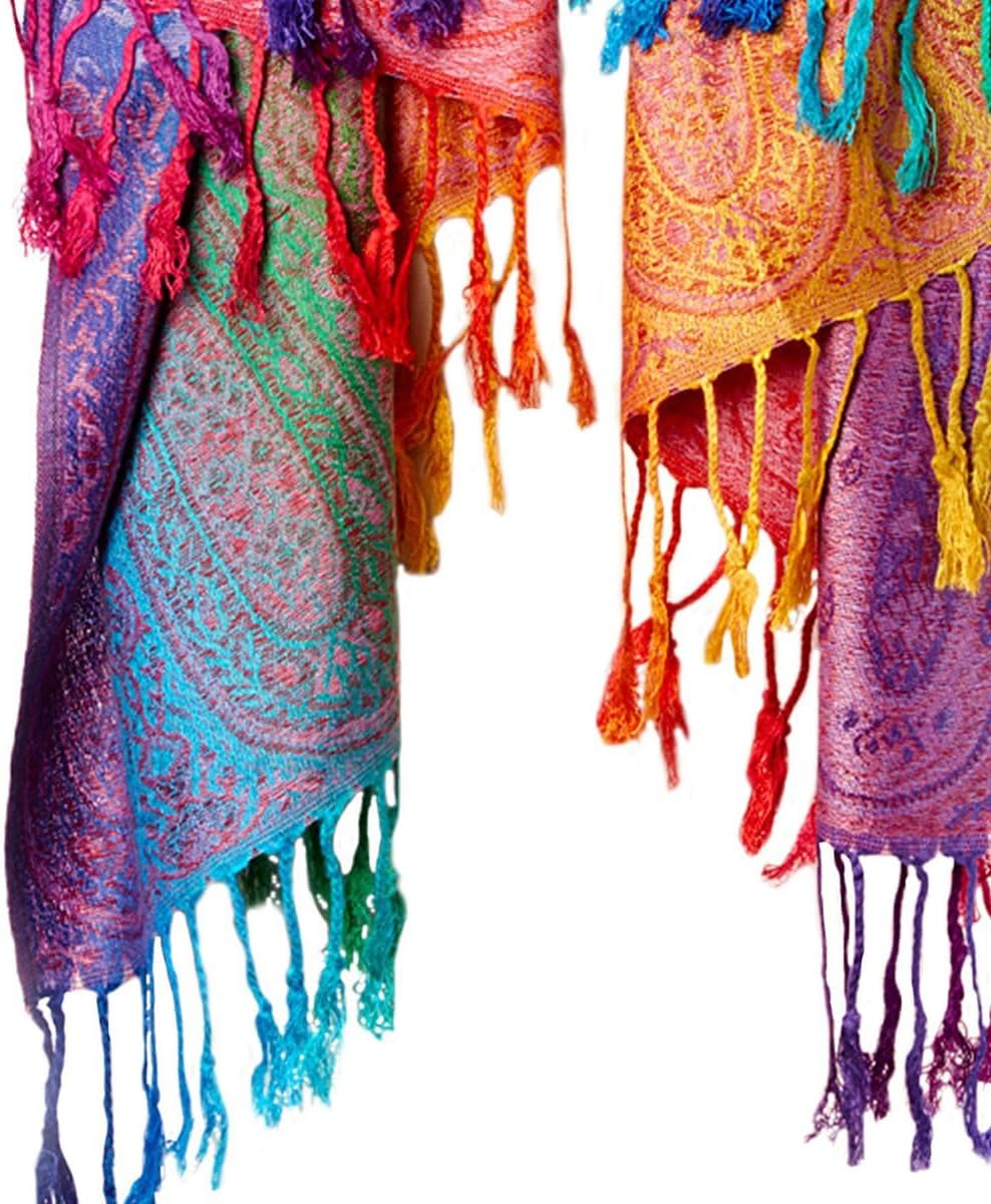 Goood Times Fashion Women's Silk Scarf Luxury Satin Shawl Wraps