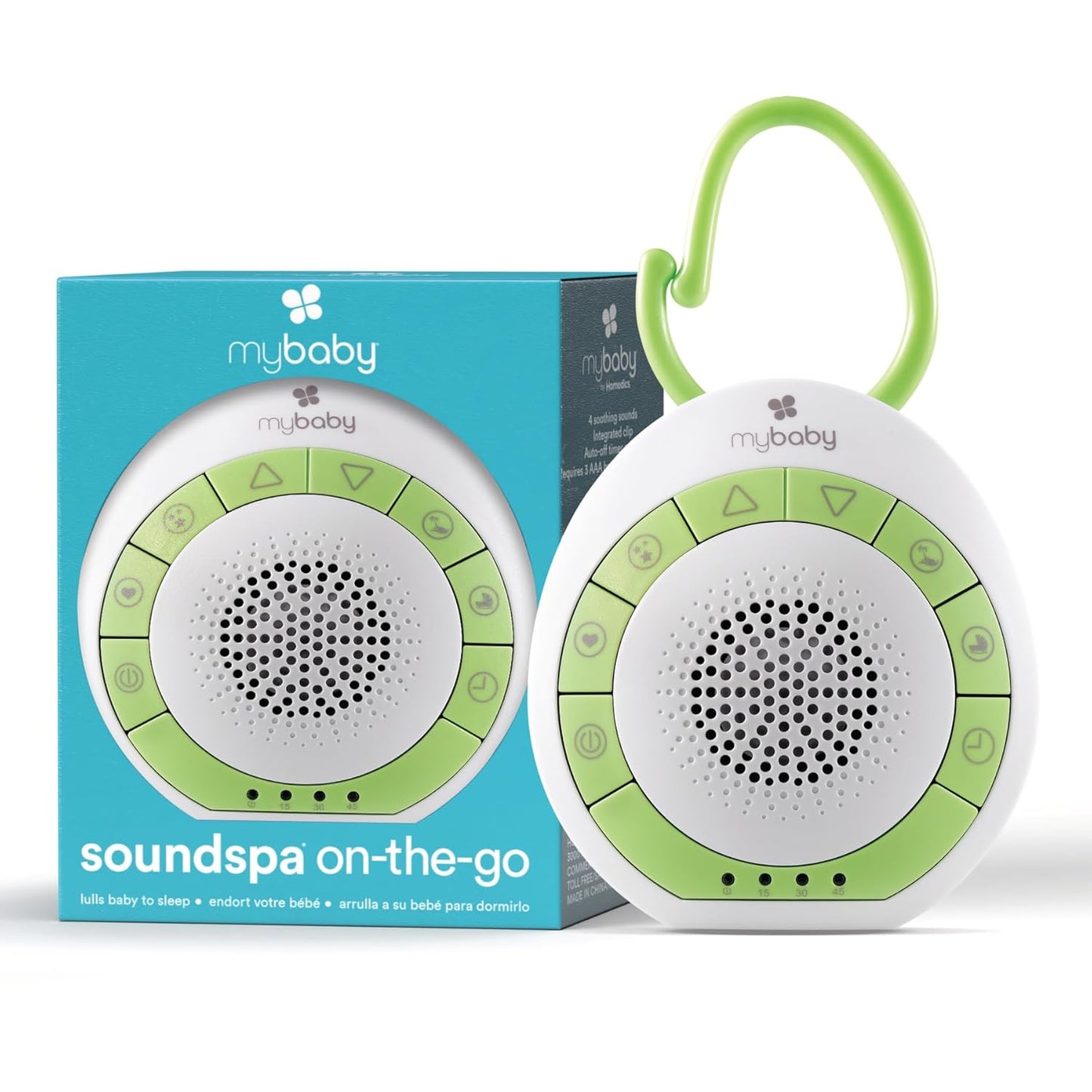 MyBaby Baby Sound Machine - White Noise Sound Machine for Baby, Travel