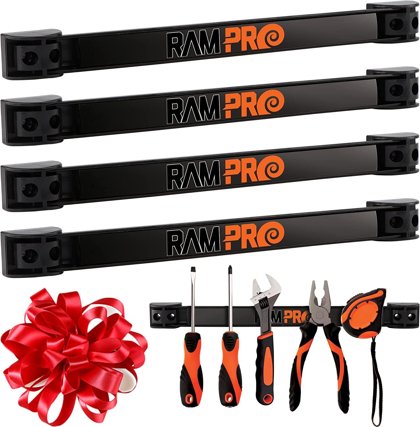 12" Magnetic Tool Holder Strip - A Tool Magnet Bar for Garage Organiza