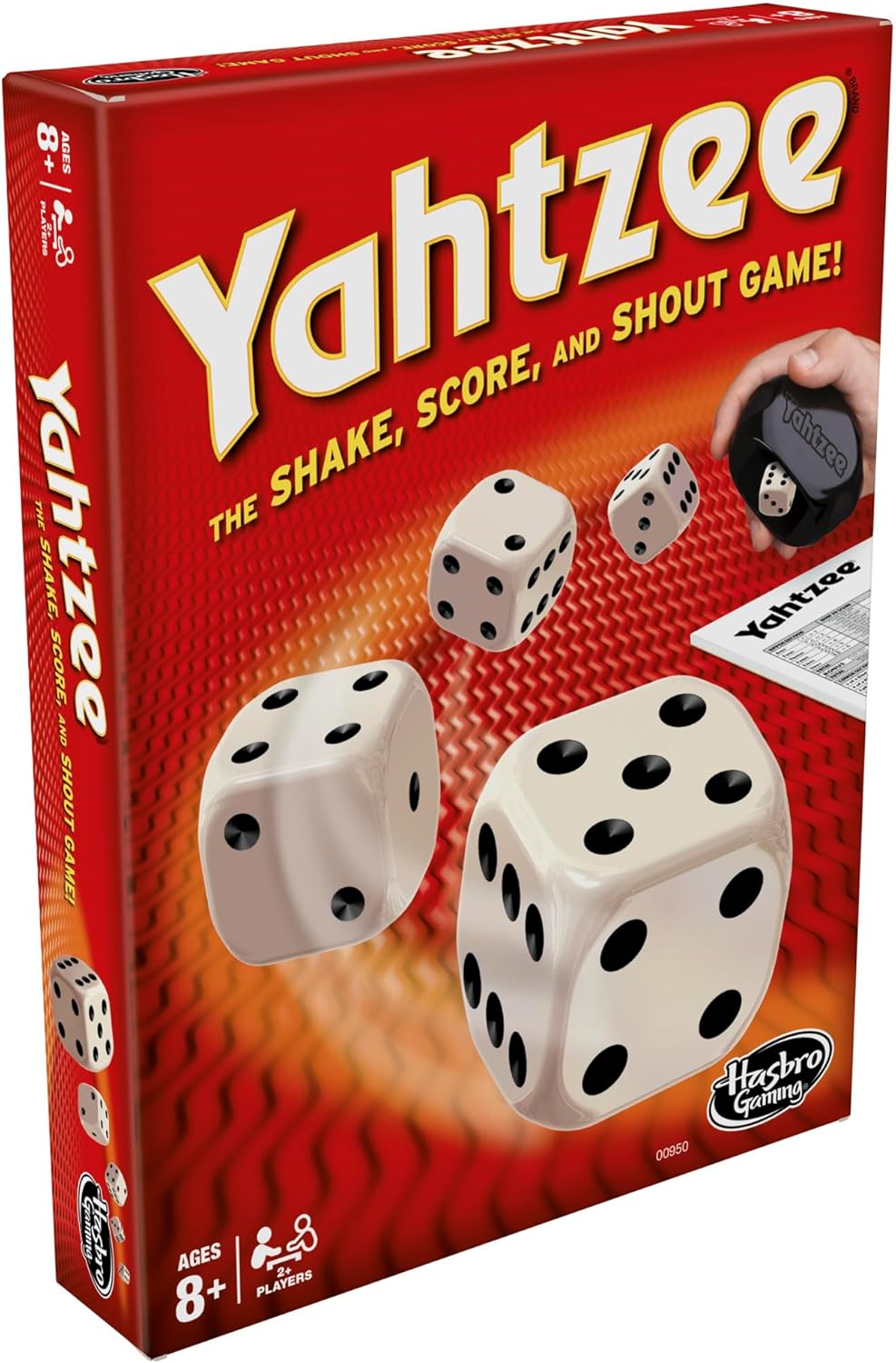 Hasbro Gaming Yahtzee Game, Fast-Playing Dice Games for Kids, Teens, a