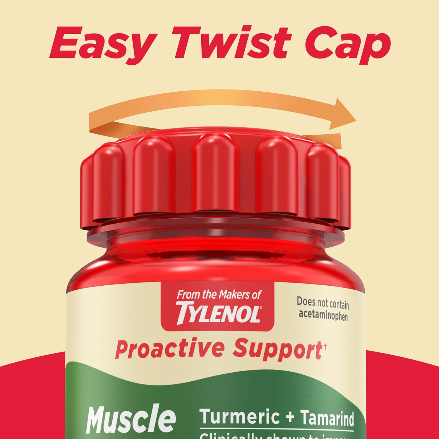 Tylenol Proactive Support* Muscle & Joint Supplement, Drug-Free Daily 