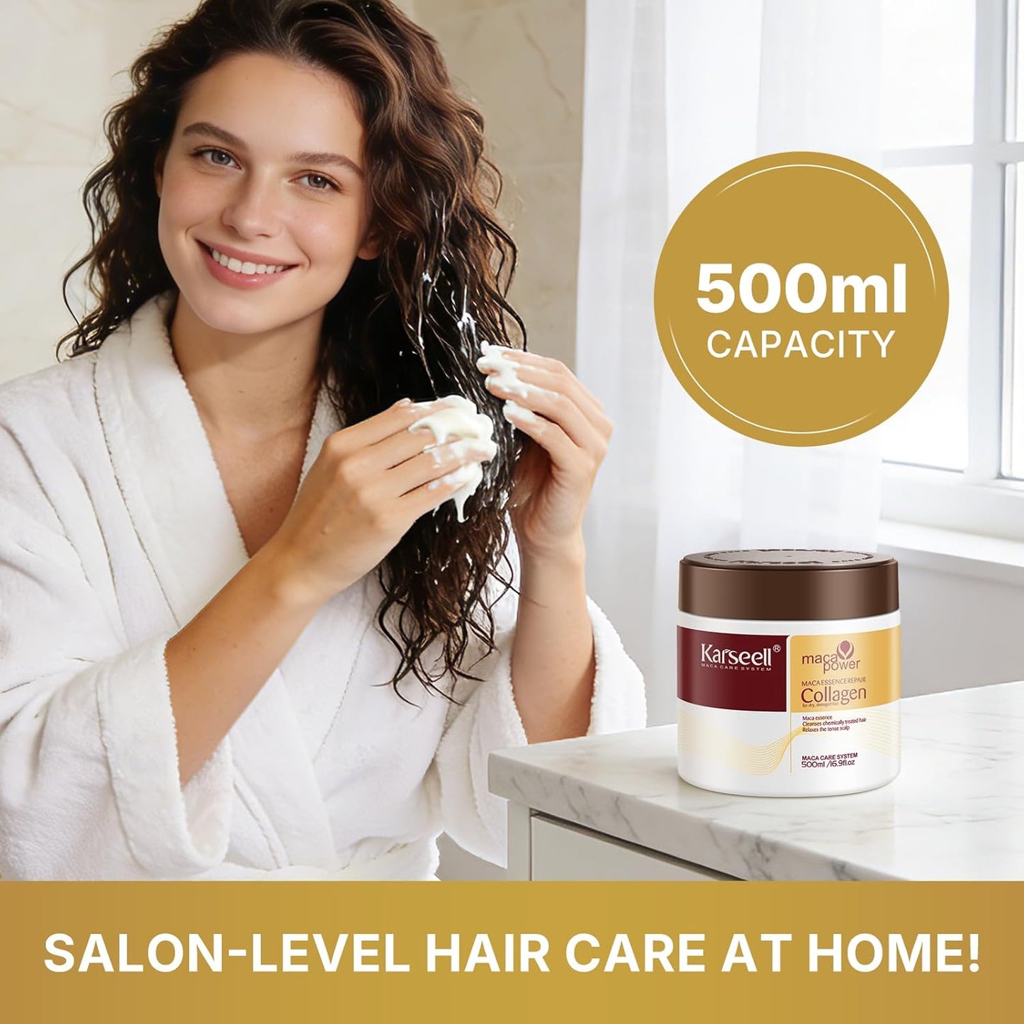 Karseell Collagen Hair Treatment Deep Repair Conditioning Argan Oil Co