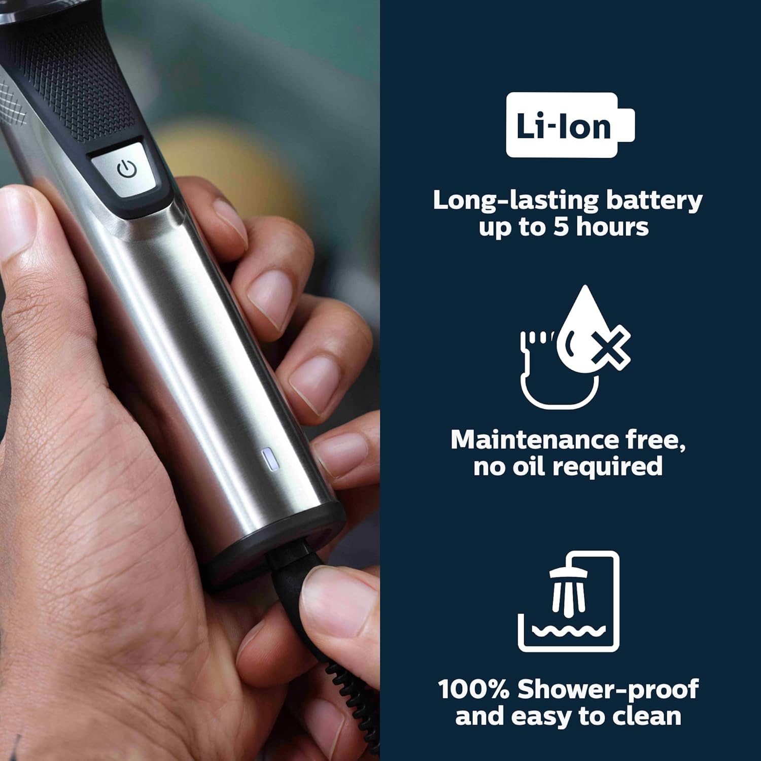 Norelco Philips Multigroom 7000 Series, All-in-One Trimmer, Beard Trim