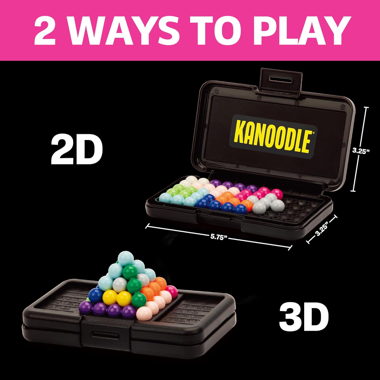 Educational Insights Kanoodle - 3D Brain Teaser Puzzles for Kids, Spat