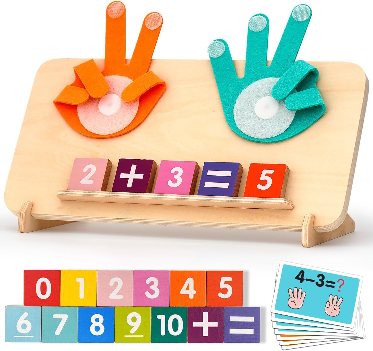Preschool Learning Toys for Toddlers 2-4, Educational Math Manipulativ