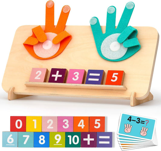 Preschool Learning Toys for Toddlers 2-4, Educational Math Manipulativ