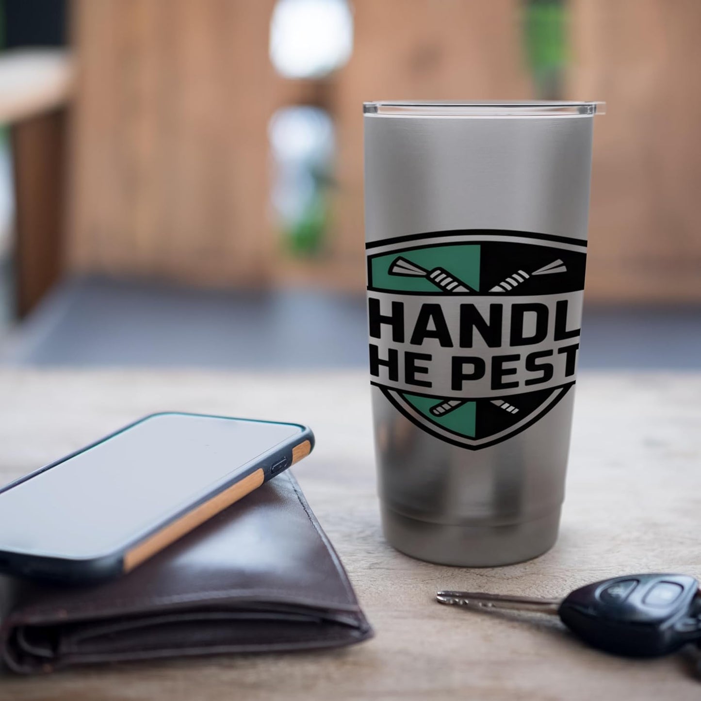 I Handle The Pests Exterminator Pest Control Stainless Steel Insulated Tumbler