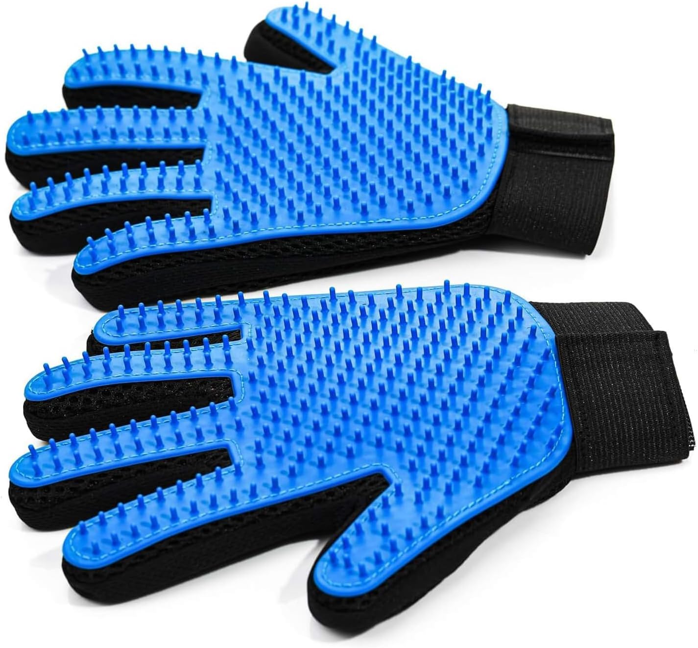 Pet Hair Removal Glove for Dogs & Cats, 2-in-1 Deshedding Brush & Mass