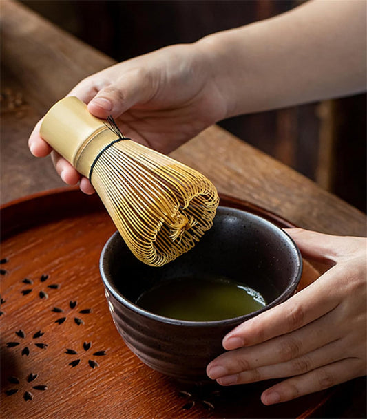 Matcha Whisk - Bamboo Whisk for Matcha Powder, Handcrafted Organic Tra