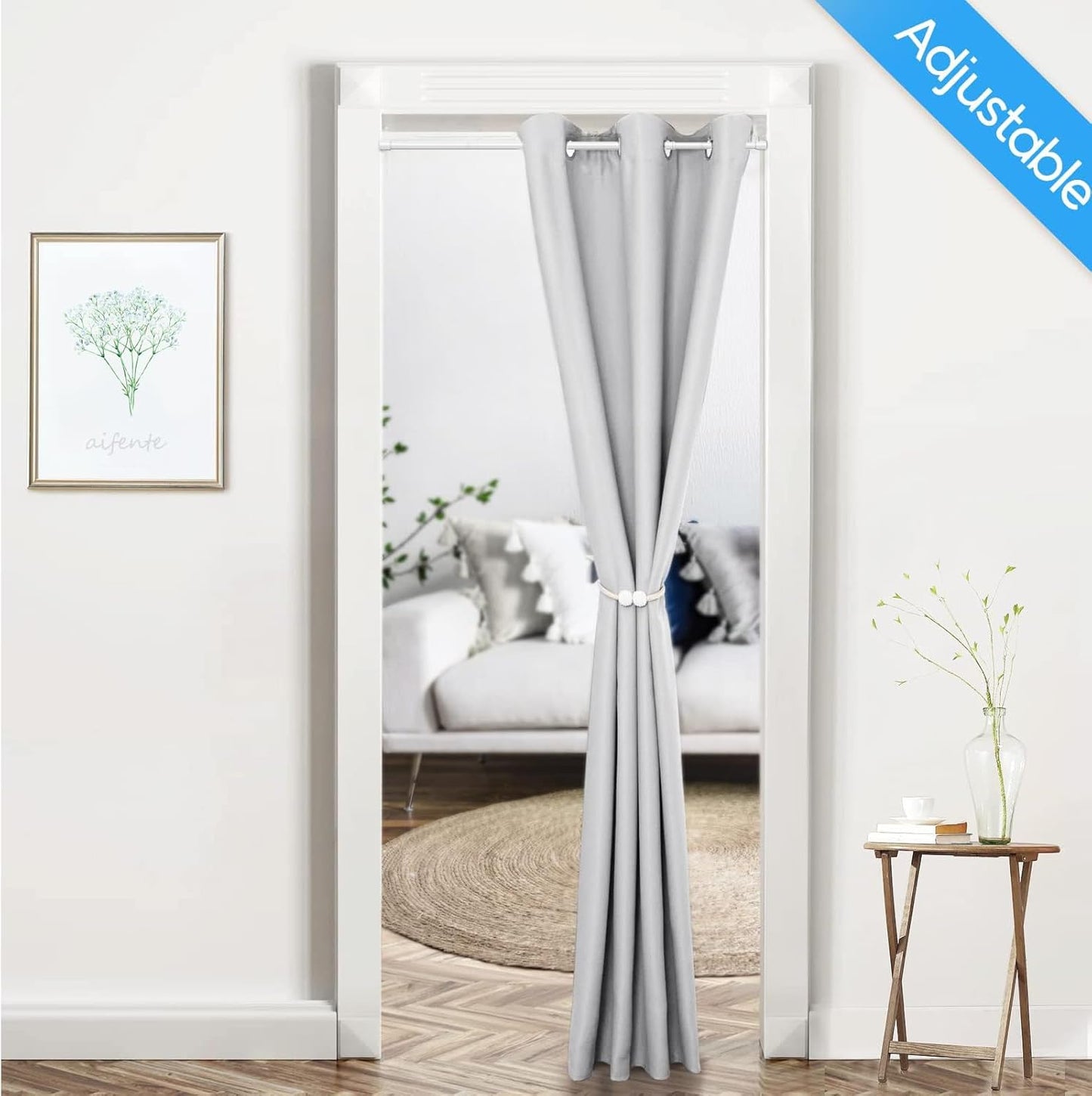 1 Pack Spring Tension Rods 28-45 Inches, 5/8 Inch Diameter White No Drill Spring Loaded Adjustable Extendable, Small Short Tension Curtain Rod for Windows Kitchen Doorway Closet Cupboard