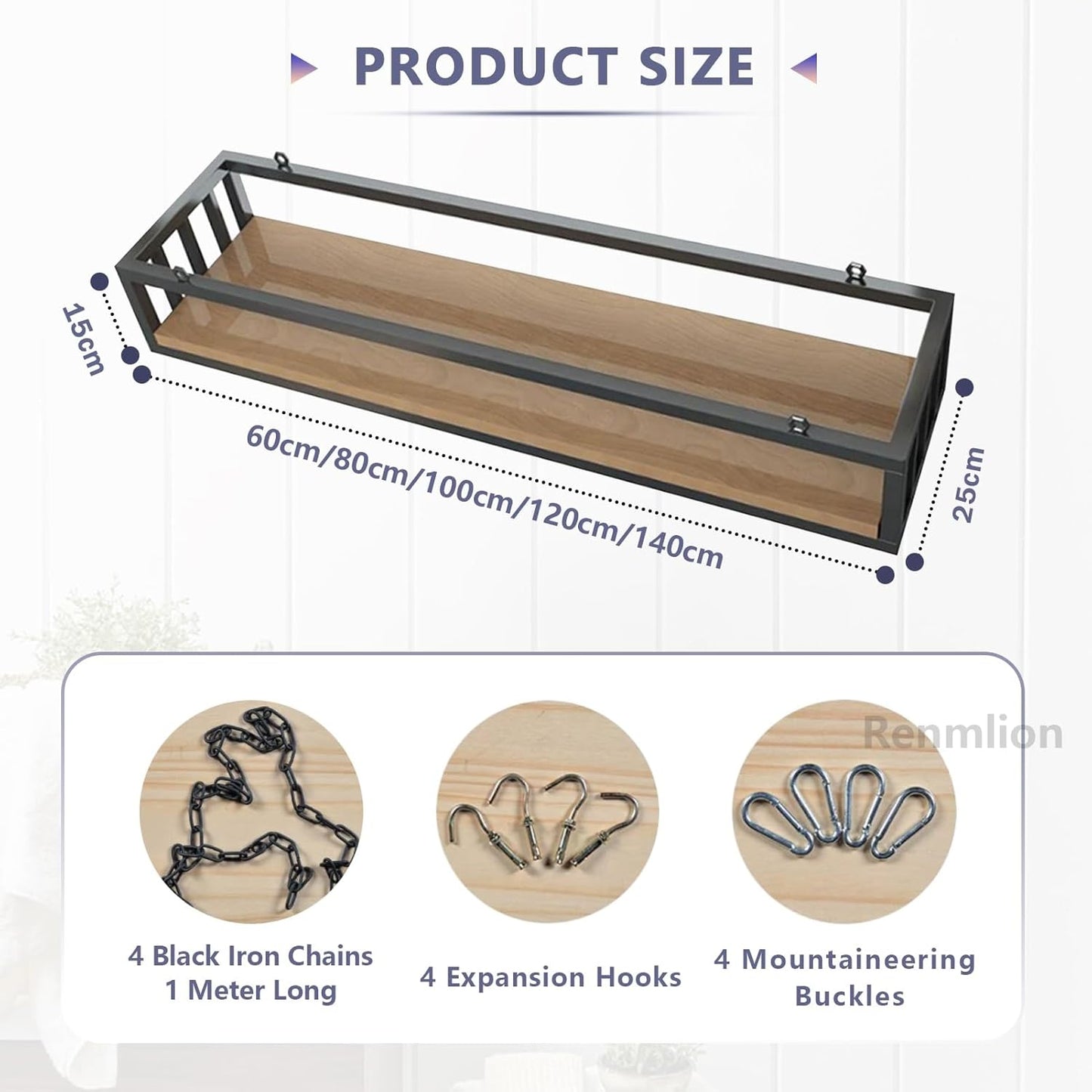 Ceiling Shelf Kitchen Pot Rack/Pan Racks Hanging Shelving - Creative F