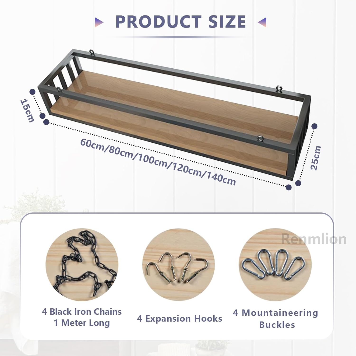 Ceiling Shelf Kitchen Pot Rack/Pan Racks Hanging Shelving - Creative F