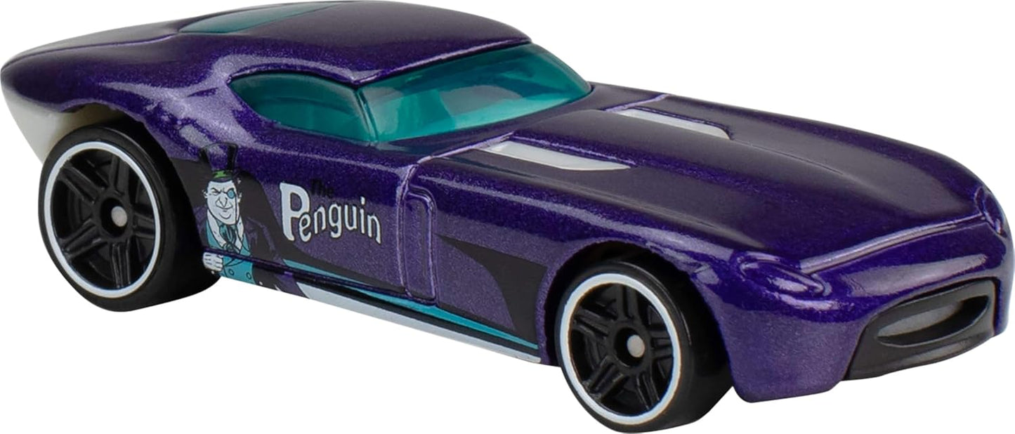 Hot Wheels Batman Toy Car 5-Pack, Set of 5 1:64 Scale Die-Cast Batman-