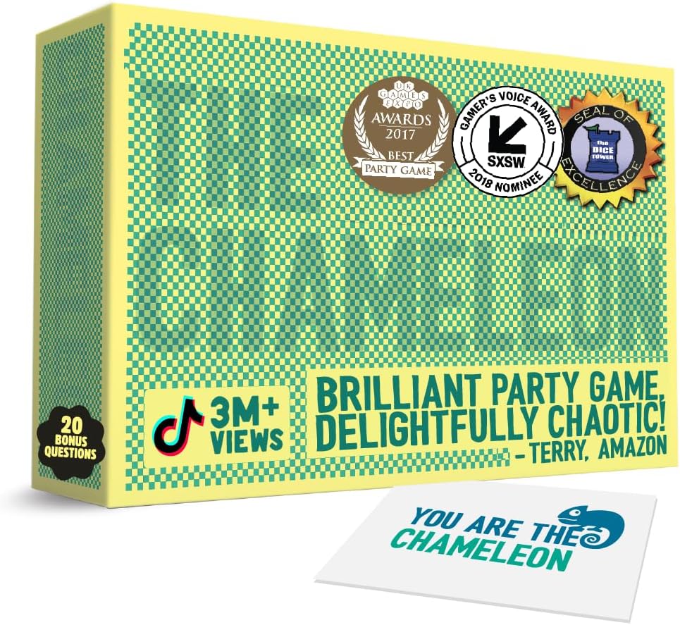 The Chameleon: Award-Winning Bluffing Board Game for Family, Adults & 