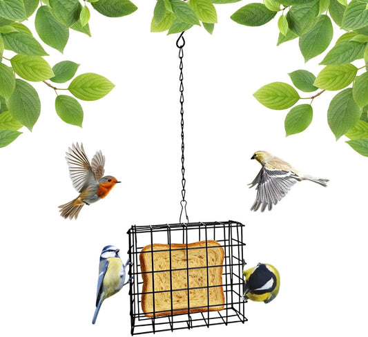 Suet Bird Feeder | Reusable Squirrel Proof Birdwatching Feeding Station - Squirrel Proof Suet Feeder - for Balcony Garden Yard Patio Outdoor Outside Hummingbirds Woodpeckers