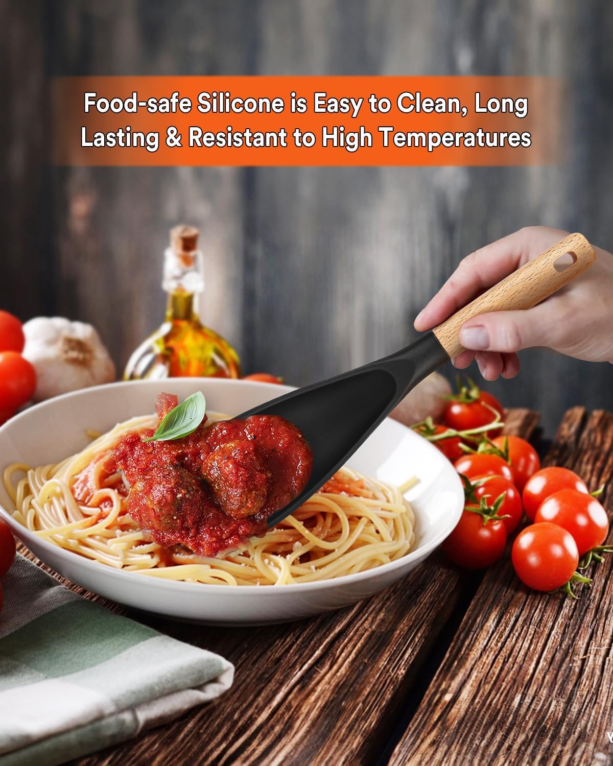 Cooking Spoon for Nonstick Cookwares, Great for Cooking and Serving St