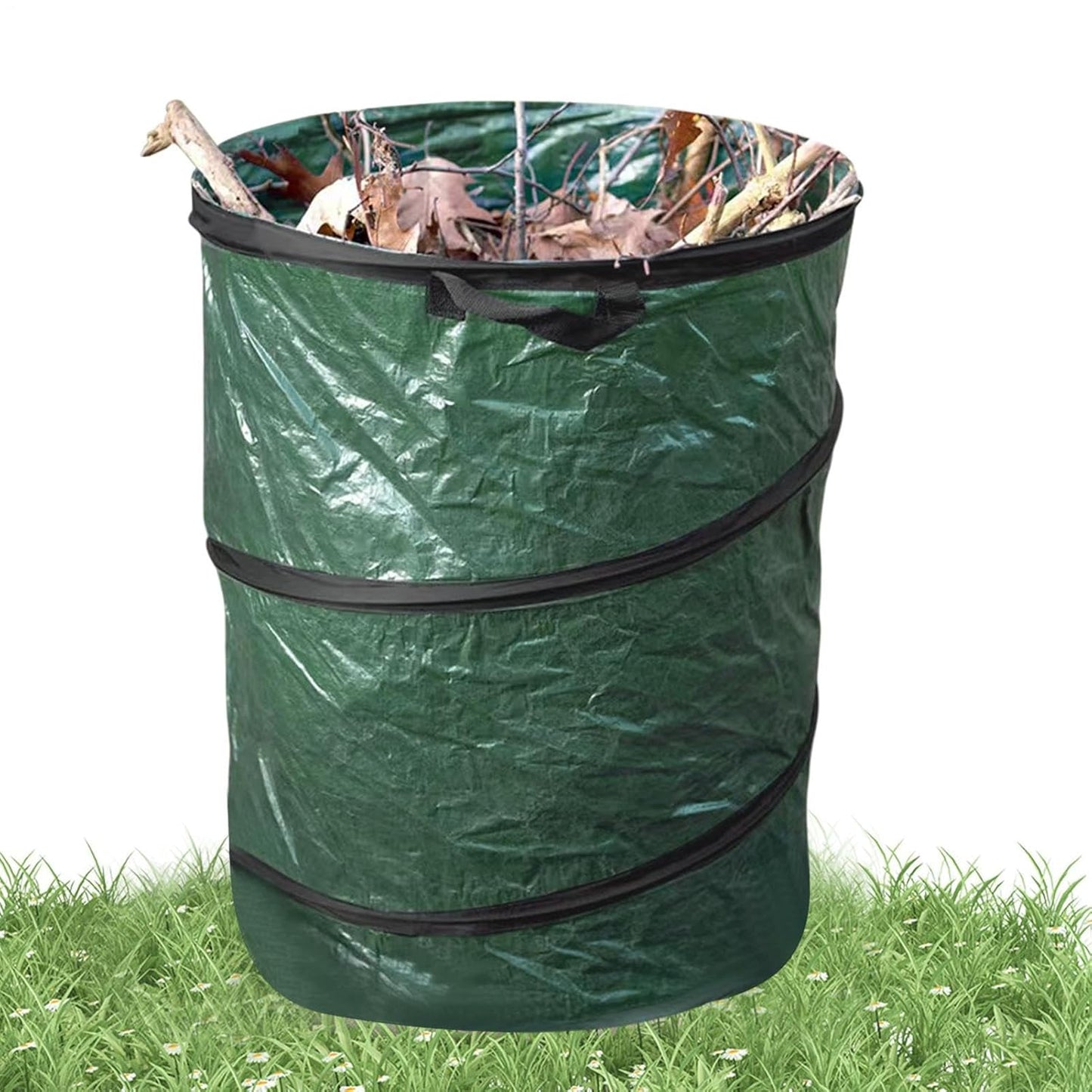 Foldable Camping Trash Can, Large Outdoor Bin, Reusable Garden Contain