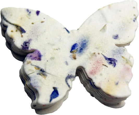 Of The Earth Handmade Paper - Wildflower Seed Paper Butterfly Shape - 
