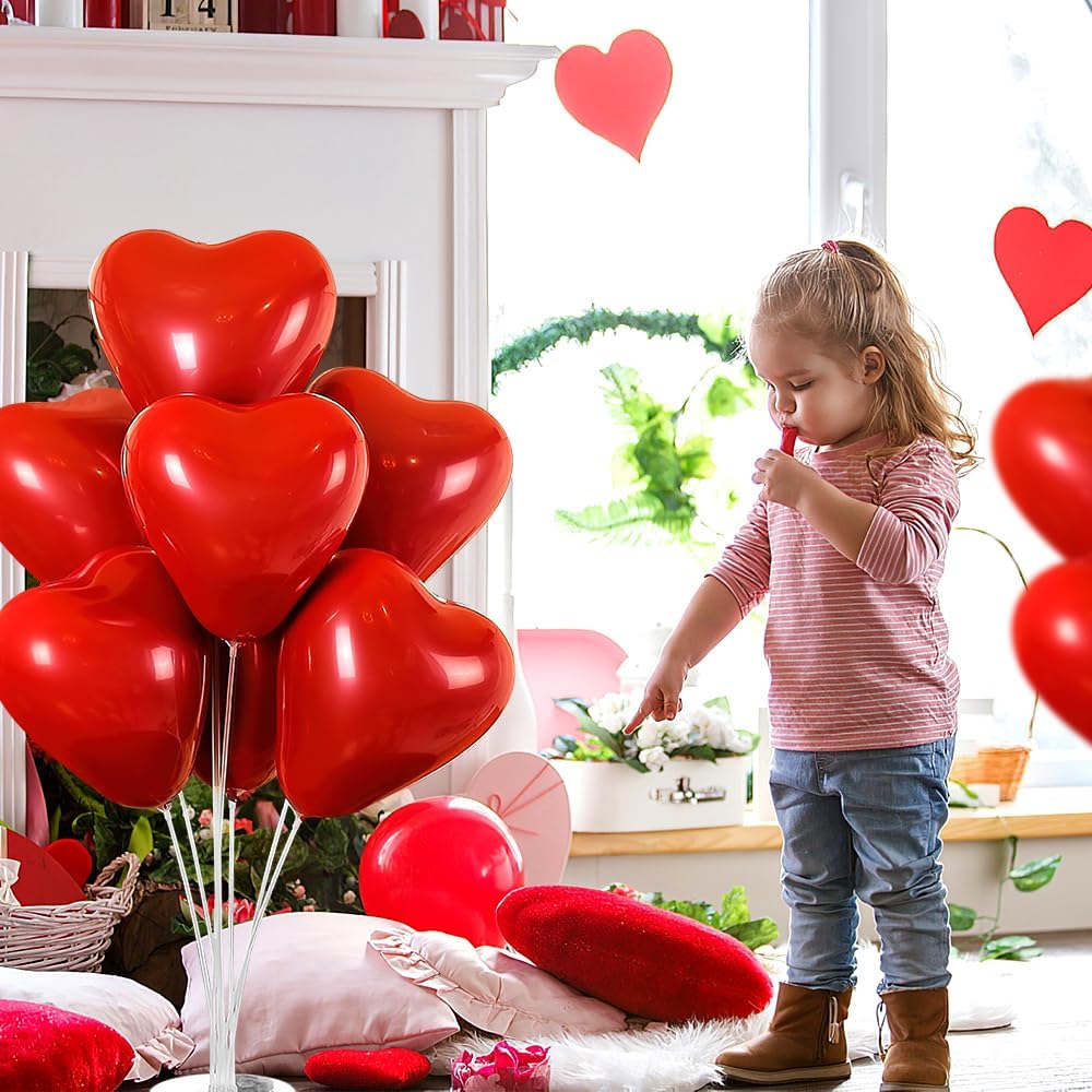 Balloon Stand Kit - 4 Sets with Balloon Sticks, Stands for Table & Floor, Archer with Base for Parties & Decorations