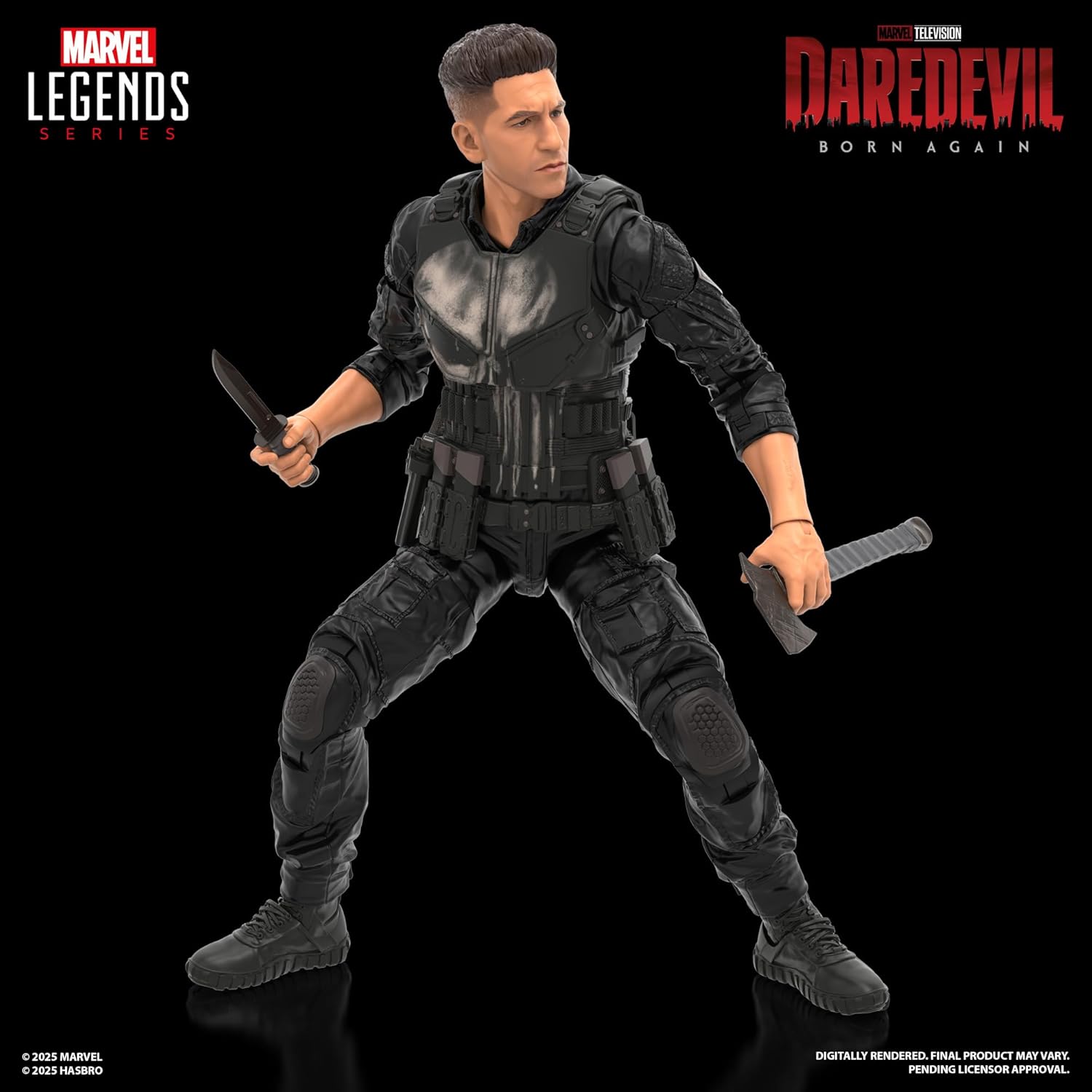 Marvel Legends Series Daredevil: Born Again Punisher Collectible 6-Inc