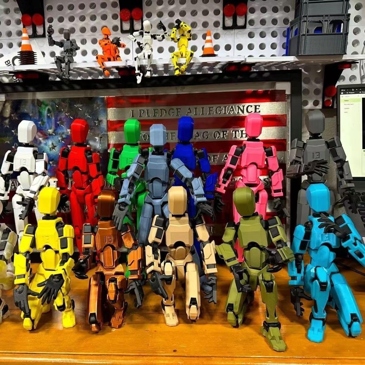 2026 New Assembly Completed-Titan 13 Action Figure,Dummy Robot 13 Acti