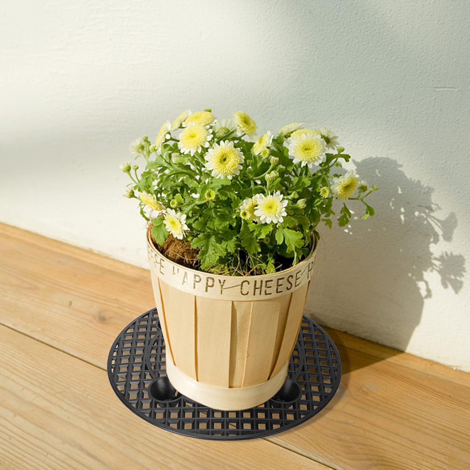 moonoom 6 Pcs Big Potted Plant Stands - 12 Inch Patio & Deck Floor Pro